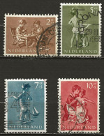 PAYS-BAS: Obl., YT N°626 à 629, TB - Used Stamps