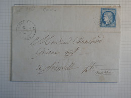 DL 14 FRANCE  BELLE LETTRE  1871  A  JOINVILLE    +N°60++AFF. INTERESSANT+VU BEHR.DISPERSION COLLECTION++ - 1863-1870 Napoleone III Con Gli Allori