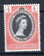 British Guiana 1953 QEII Coronation HM (SG 330) - Guayana Británica (...-1966)