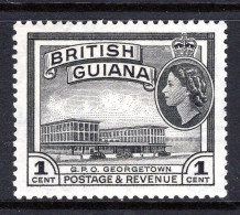 British Guiana 1954-63 QEII Pictorials - 1c GPO, Georgetown HM (SG 331) - Britisch-Guayana (...-1966)