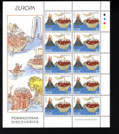 1989389237 1994 SCOTT 923 924 (XX) POSTFRIS MINT NEVER HINGED - EUROPA ISSUE SHEET AND LABELS VOYAGES OF ST. BRENDAN - Ungebraucht