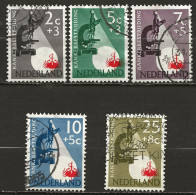 PAYS-BAS: Obl., YT N°639 à 643, Série, TB - Used Stamps