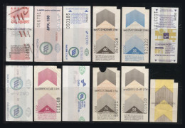 Athens Greece. Small Collection Of 12 Old Transport Tickets, All Differents [de076] - Tickets D'entrée