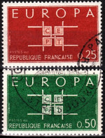 FRANCE 1963 EUROPA. Complete Set, Used / CTO - 1963