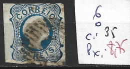 PORTUGAL 6 Oblitéré Côte 35 € - Used Stamps