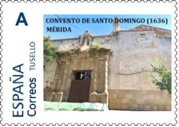 Spain 2024– España “Tu Sello”. Sello Personalizado Del "Convento Santo Domingo” De Mérida - Iglesias Y Catedrales