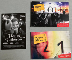 Cinéma/Présentation De Films : 4 Dépliants/affiches - 1 Livret - 1 Dépliant 4 Volets - 3 Dépliants/Cartes  & 2 Cartes - Otros & Sin Clasificación