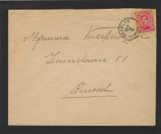 OCB 138 Op Brief DEERLYK Naar BRUSSEL  - 1919 - 1915-1920 Alberto I