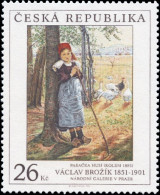 ** 311 Czech Republic Vaclav Brozik (1851 - 1901): The Goose Keeper (c. 1885) 2001 - Modernos