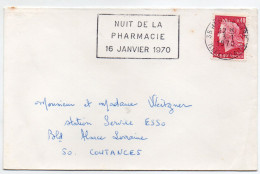 1970 - Rennes GARE - Nuit De La Pharmacie - Bolli Provvisori