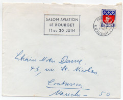 1965 - PARIS XV Rue D'Alleray - Salon Aviation Le BOURGET - Matasellos Provisorios