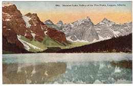 LAGGAN - Moraine Lake, Valley Of The Ten Peaks - CPR Publicity 5061 - Otros & Sin Clasificación