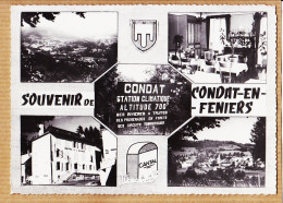 25228 / Peu Commun CONDAT-en-FENIERS Cantal Station Climatique SOUVENIR Multivues 1950s A.B.C Photographie - Condat