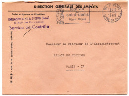 1969 - SAINT-DENIS - Festival De Saint-Denis - Temporary Postmarks