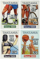 726974 HINGED TANZANIA 1988 24 JUEGOS OLIMPICOS VERANO SEUL 1988 - Tanzania (1964-...)