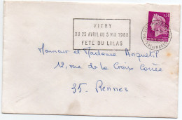 1968 - VITRY-sur-SEINE Ppale - Fête Du Lilas - Bolli Provvisori