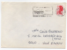 1988 - TOULOUSE SAINT-MICHEL - 3e Gala SUP'AERO - Temporary Postmarks