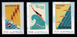 Australia 2024 Gert Sellheim Travel Posters  Set Of 3 MNH - Unused Stamps