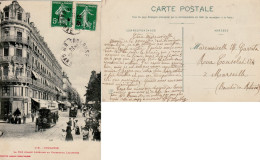 FRANCE 1908 POSTCARD SENT FROM TOULOUSE TO MARSEILLE - 1906-38 Sower - Cameo