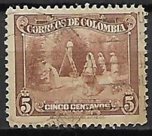 COLOMBIE   -   1934 .  Y&T N° 273 Oblitéré .  Café - Colombia