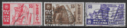 Italia Italy 1935 Regno Littoriali Sa N.377-379 Completa US - Oblitérés