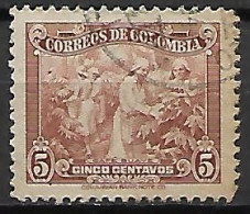 COLOMBIE   -   1939 .  Y&T N° 327 Oblitéré .  Café - Colombia