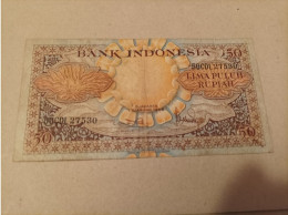 Billete Indonesia, 50 Rupias, Año 1959 - Indonesien