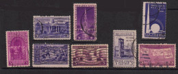 US Postage -1938 -1939 8 Timbres Oblitérés, Liste Ci-dessous : - Usados