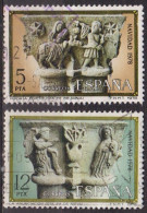 Chapiteaux Romans - ESPAGNE - Eglise San Pedro El Viejo, Huesca - N° 2196-2197 - 1979 - Oblitérés