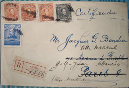 Freemasonry, Masonic Lodge, General Antonio Guzman Blanco, 33° Mason, President Of Venezuela, Used On Registered Letter - Francmasonería