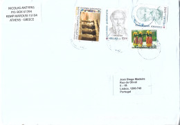 Greece Cover To Portugal - Storia Postale