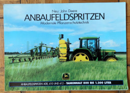 Advertising Catalog Tractor John Deere Anbaufeldspritzen - Tracteurs