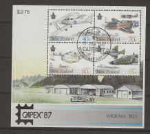 1987 USED New Zealand Mi Block 10-I Capex - Used Stamps