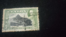 CEYLON- 1935 -35      3   C.    GEORGE    V..      DAMGALI - Sri Lanka (Ceylon) (1948-...)