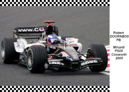 Robert  Dooenbos  -  Minardi  PS05  2005 - Grand Prix / F1