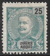 Lourenço Marques – 1898 King Carlos 25 Réis Mint Stamp - Lourenzo Marques