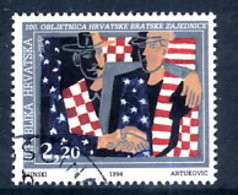 CROATIA 1994 Croatian Fraternal Union In USA Used.  Michel 289 - Croazia