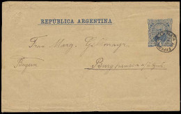 Argentina - Stationery. 1891. La Plata - Germany / Bavaria. 4c Stat Wrapper. Fine Scarce Early Overseas Usage. VF. - Autres & Non Classés