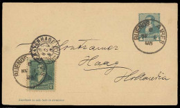 Argentina - Stationery. 1893. Bs As - Netherlands. 4c Stat Card + Adtl. VF. - Autres & Non Classés