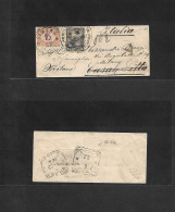 ARGENTINA. 1901. PM Unsealed Small Envelope Fkd 2c Black, Cds + Italy, Milano, Cassale Citta Arrival Italian Postage Due - Autres & Non Classés