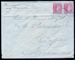 ARGENTINA. 1890 (3 Feb). Salta - Germany (15 March). Fkd Env 5c Cds Con Primer Paquete Via Marsella. Scarce Overseas Usa - Autres & Non Classés