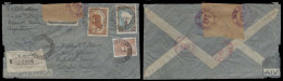 ARGENTINA. 1941 (13 May). Bs As - USA. Reg Air Via Panam Multifkd Env + Managed + US Sealed. Signed. Fine Rarity. - Autres & Non Classés