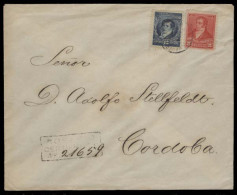 ARGENTINA. 1894. Rosario / SF - Cordoba. Reg Fkd Env. Mixed Issues. VF. - Autres & Non Classés