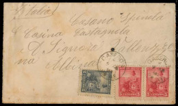ARGENTINA. 1900 (9 Aug). Caseros / Bs As - Italy / Casina Castagnola. Multifkd Env. Fine. - Autres & Non Classés