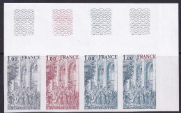 France Essais De Couleur N°2049 Palais Royal Bande De 4 Cdf Qualité:** - Andere & Zonder Classificatie