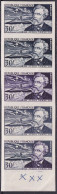 France Essais De Couleur N°1026 30f Jules Verne Bande De 5 Essais Dont 1 Multicolore Qualité:** - Otros & Sin Clasificación