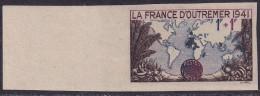 France Essais De Couleur N°503 1f + 1f France D'Outre-Mer Essai Multicolore Qualité:** - Altri & Non Classificati