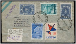 Argentina - XX. 1968 (12 Sept). Mendoza - Germany. Reg Air Multifkd Env. VF. - Autres & Non Classés