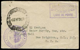 Argentina - XX. 1934. Colombian Embassy. Franchise Mail Env / USA. - Autres & Non Classés
