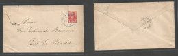 Argentina - Stationery. 1894 (26 July) Estacion Berna, Santa Fe - Estacion La Pelada (27 July) 5c Red Stat Envelope, Ova - Autres & Non Classés